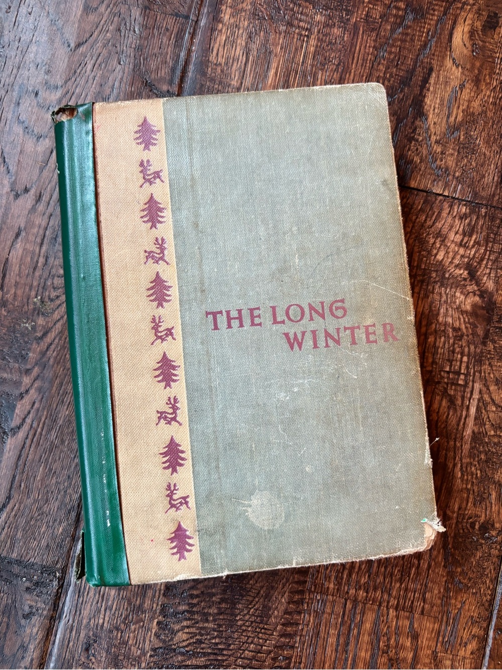 Vintage 1953 Laura ingalls wilder The Long Winter Book children’s book hardback